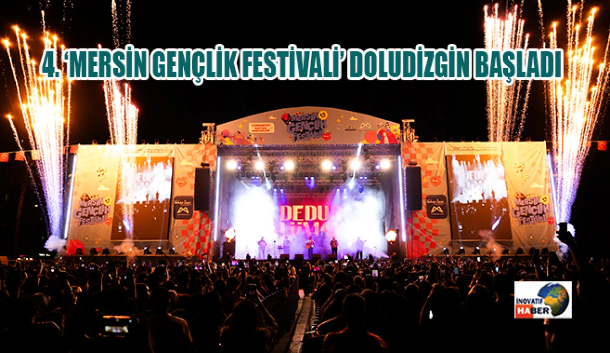 4. ‘Mersin Gençlik Festivali’ Doludizgin Başladı