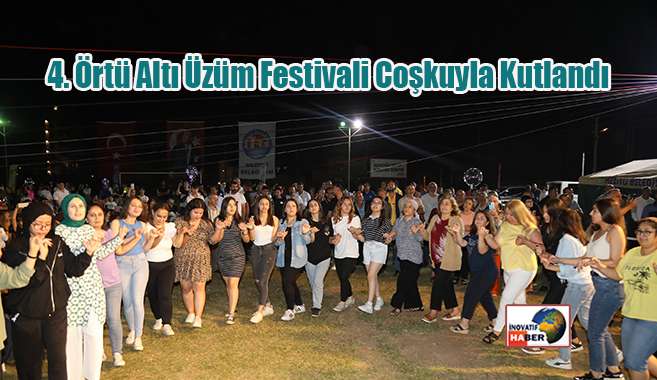 4. Örtü Altı Üzüm Festivali Coşkuyla Kutlandı 