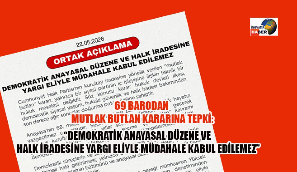 69 Barodan Mutlak Butlan Kararına Tepki:        