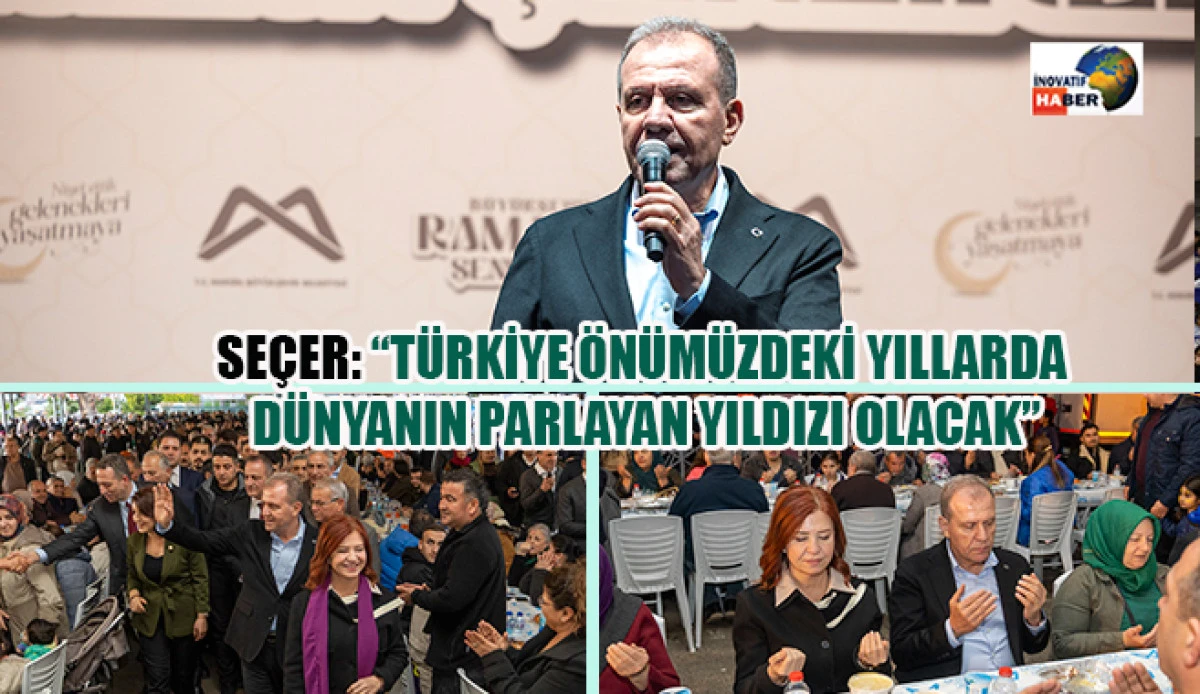 Başkan Se&ccedil;er İle Meral Se&ccedil;er, Erdemlilerle İftar Sofrasında Buluştu