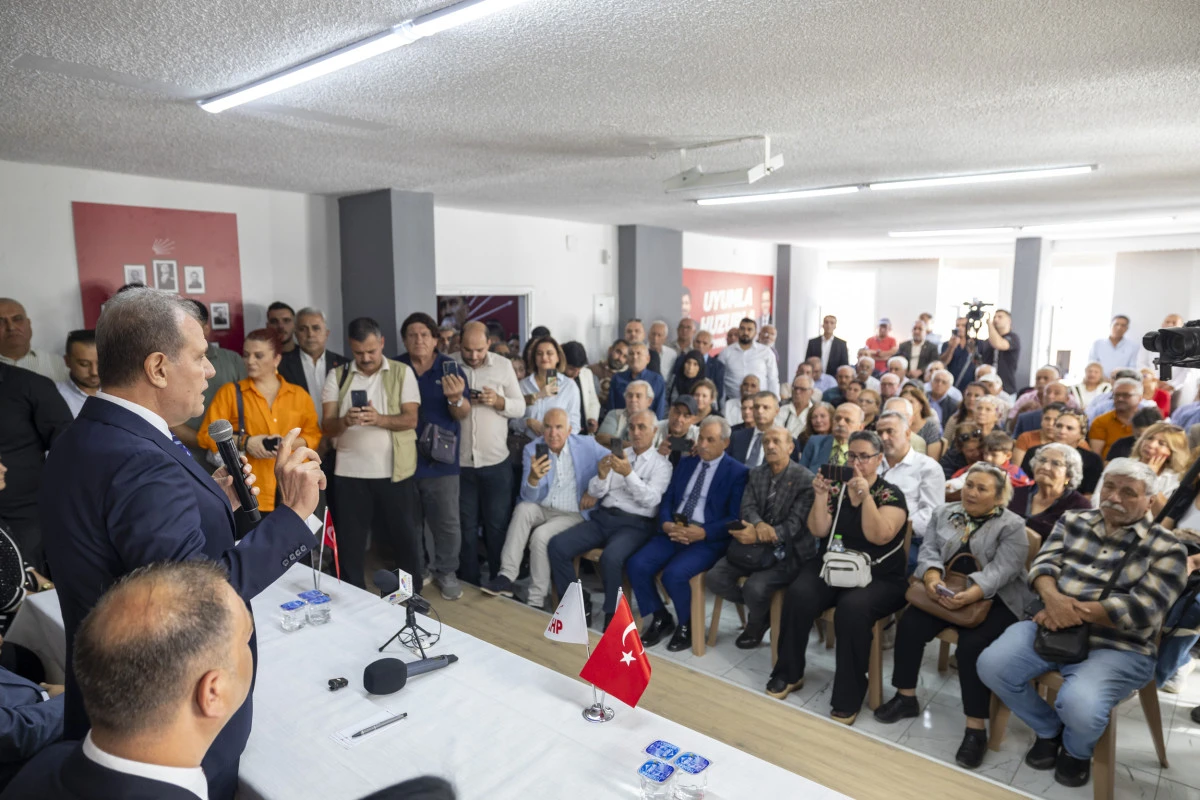 Başkan Seçer’den Chp Tarsus İlçe Başkanlığı’na Ziyaret 