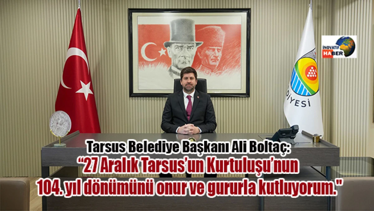 Bolta&ccedil; 'Tarsus Belediye Başkanı Ali Bolta&ccedil;'