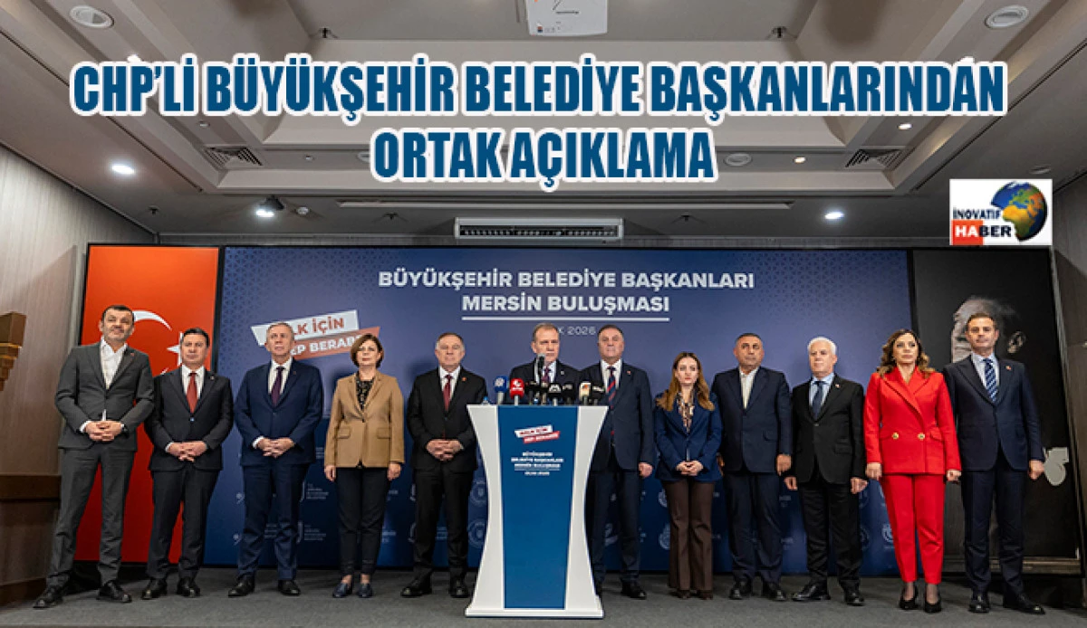 Chp&rsquo;li B&uuml;y&uuml;kşehir Belediye Başkanlarından Ortak A&ccedil;ıklama