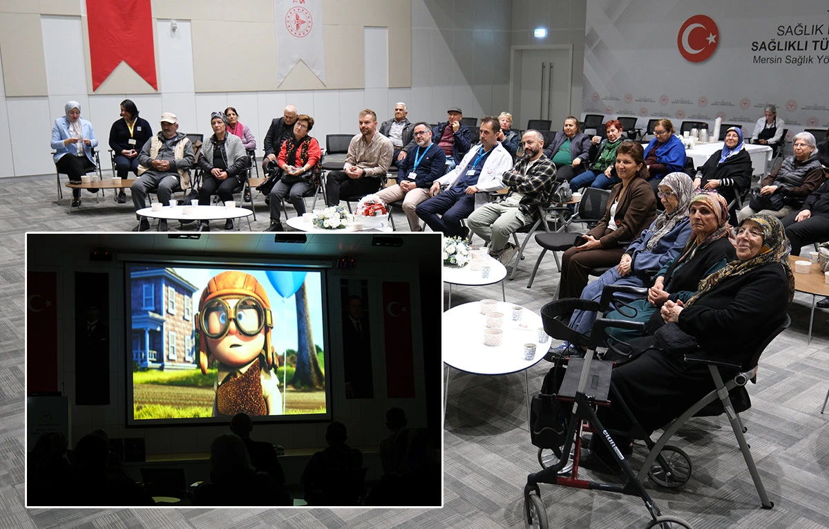 Mersin Şehir Hastanesi&rsquo;nde Hasta Ve Yakınlarına  Anlamlı Sinema Buluşması