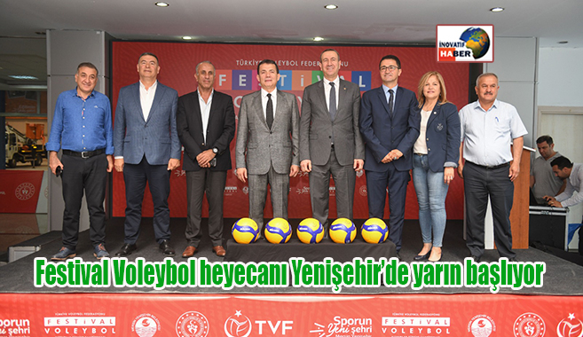 Mersin Yenişehir’de voleybol festivali yarın başlıyor 