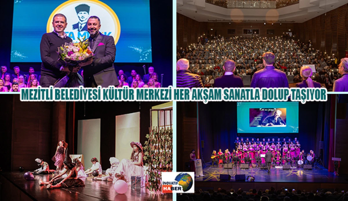 Mezitli Belediyesi K&uuml;lt&uuml;r Merkezi Her Akşam Sanatla Dolup Taşıyor