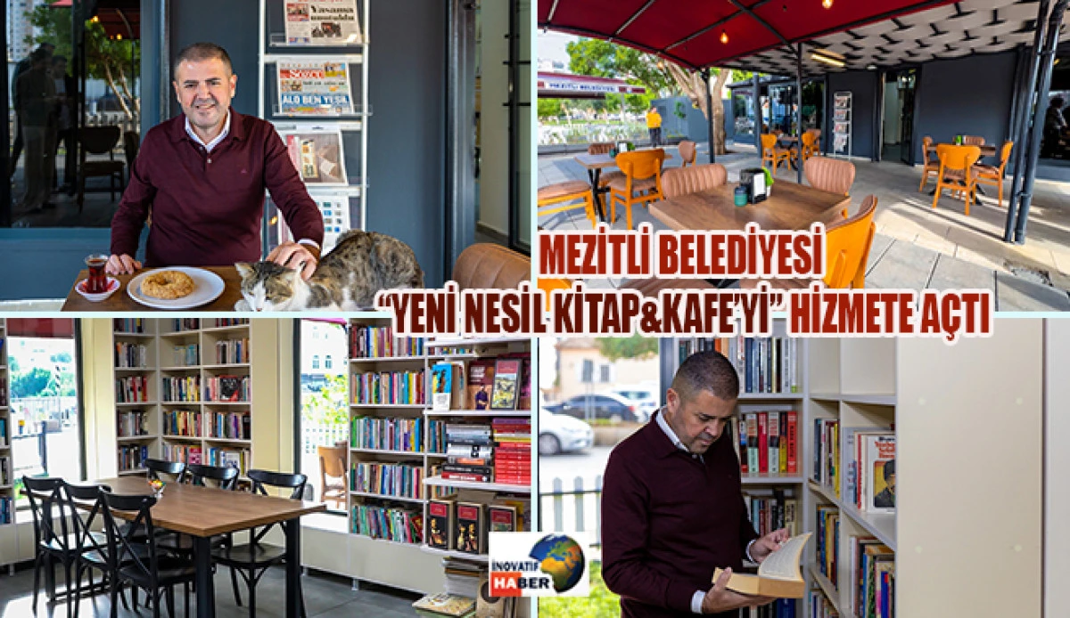 Mezitli Belediyesi “Yeni Nesil Kitap&Kafe’yi” Hizmete Açtı