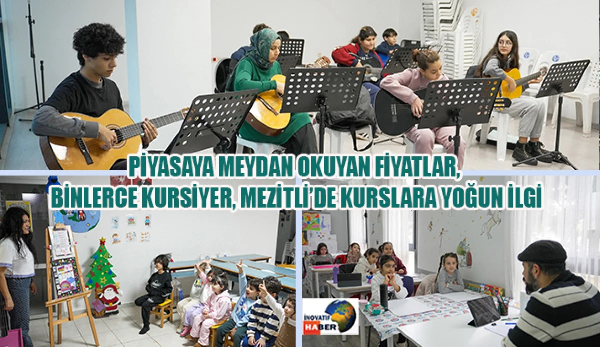 Mezitli&rsquo;de 7&rsquo;den 70&rsquo;e Herkes İ&ccedil;in Eğitim, Sanat Ve Spor İmk&acirc;nı