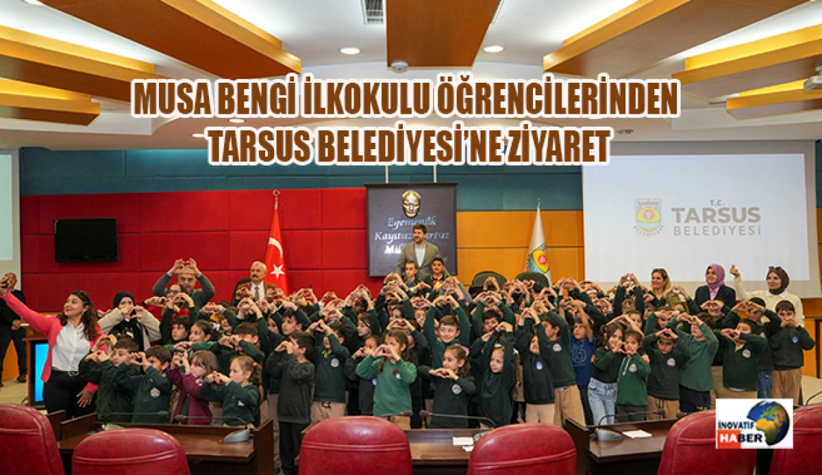 Musa Bengi İlkokulu &Ouml;ğrencilerinden Tarsus Belediyesi&rsquo;ne Ziyaret