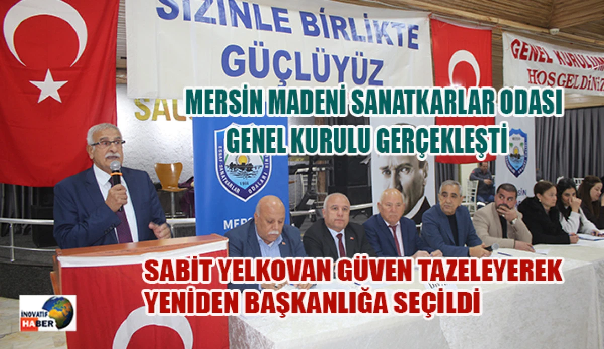 Sabit Yelkovan g&uuml;ven tazeledi ve yeniden başkan se&ccedil;ildi