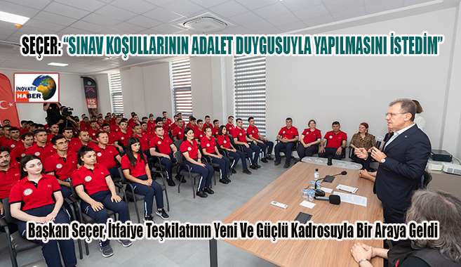 Seçer’den İtfaiye 'Erlerine 'Her Zaman Sizin Yanınızdayım'