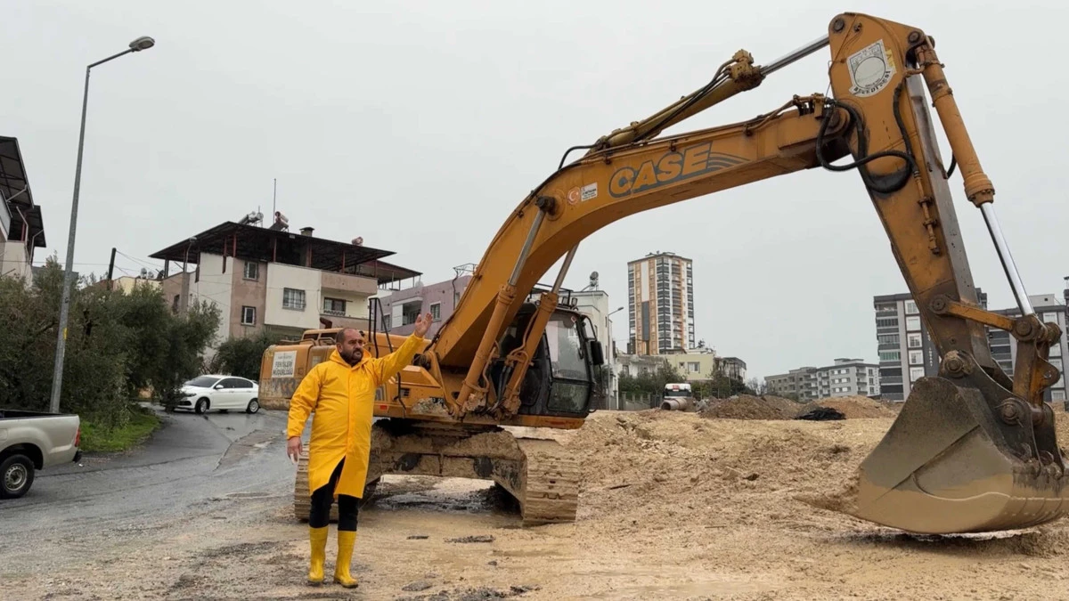 Tarsus Belediyesi&rsquo;nden Yağışlara  Koordineli M&uuml;dahale