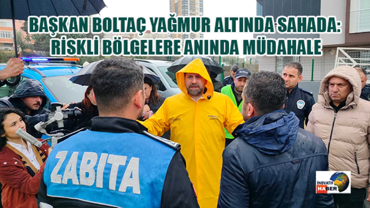 Tarsus&rsquo;ta Şiddetli Yağışlara Karşı Tam Saha M&uuml;dahale