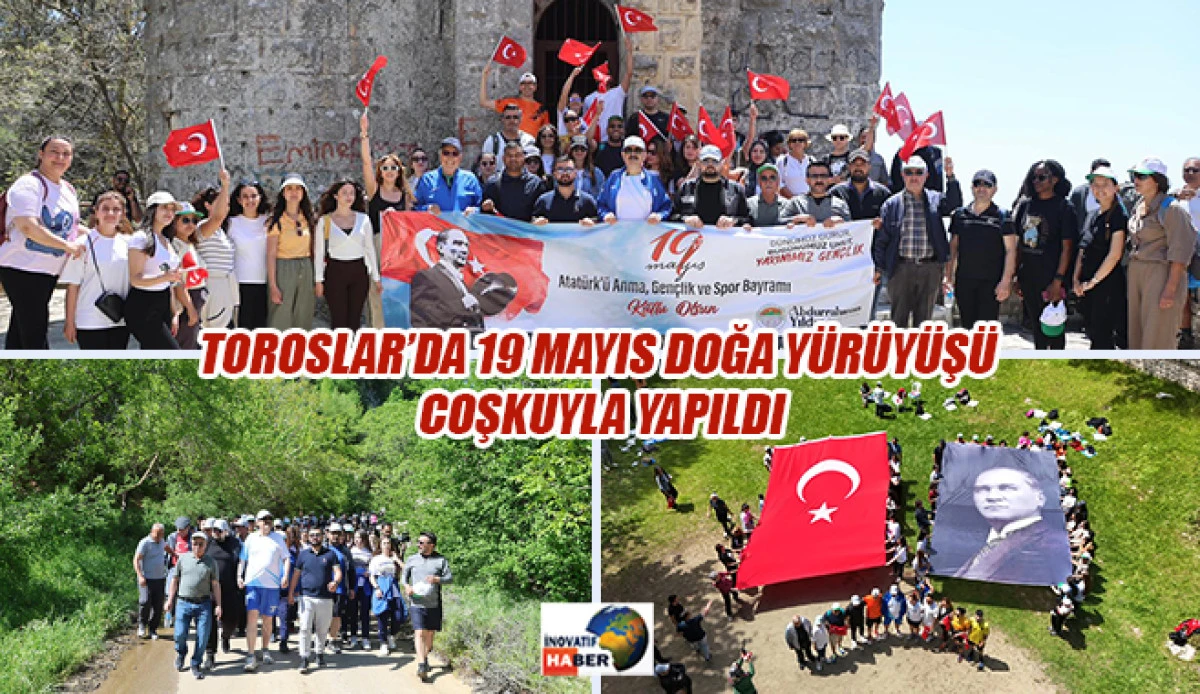 Toroslar&rsquo;da 19 Mayıs Doğa Y&uuml;r&uuml;y&uuml;ş&uuml; Coşkuyla Yapıldı