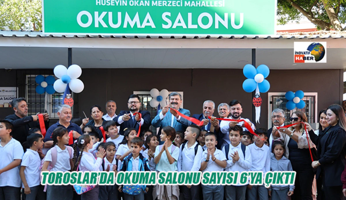 Toroslar’da Okuma Salonu Sayısı 6’ya Çıktı