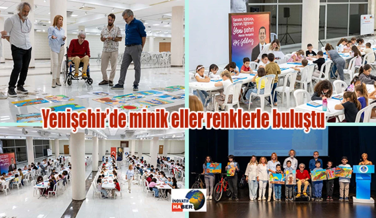 Yenişehir’de minik eller renklerle buluştu	