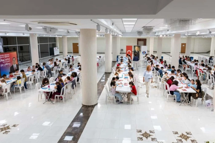 Yenişehir’de minik eller renklerle buluştu